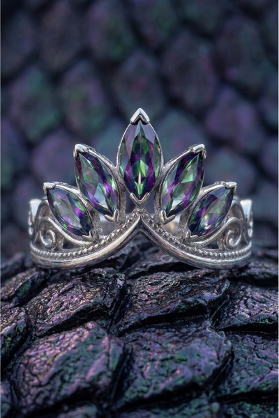 Shelby Silver Elven Spell 925 Ayar Gümüş Ayarlanabilir Yüzük