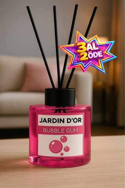 JARDIN D'OR Bubble Gum Reed Diffuser / Sakız Çubuklu Oda Kokusu 120 ml