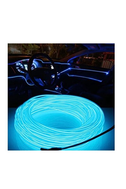 Genel Markalar Araç Içi Neon Ledi Ip Ledi Torpido Ledi 2 Metre Buz Mavisi