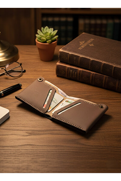 LUNA LUSTER Italian Design Men's Genuine Leather Wallet Birthday Gift