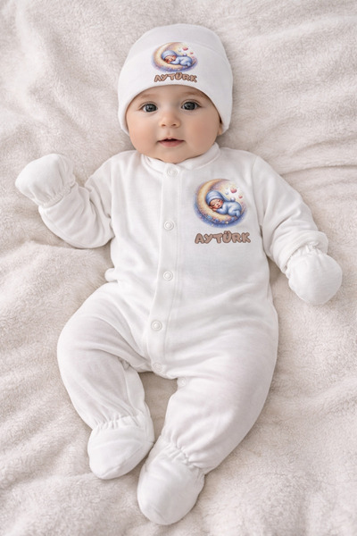 lupi Bebek tulum hediyelik bebek yenidogan hediye isimli tulum