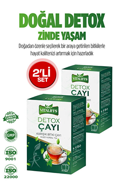 Vitaliffs Kinoa Bitkisel Form Detox Çayı 2li Set