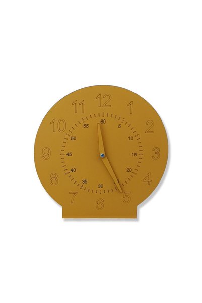 LUGA ATÖLYE Analog Clock Training Set | Hands-on Training | Healthy and Natural Wooden Material