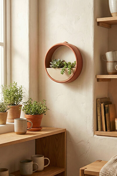 Puffin Design Ring Duvar Saksısı