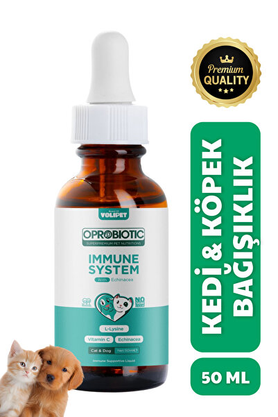Oprobiotic Kedi ve Köpekler İçin Immune System Bağışıklık Damlası 50ml (KEDİ ...