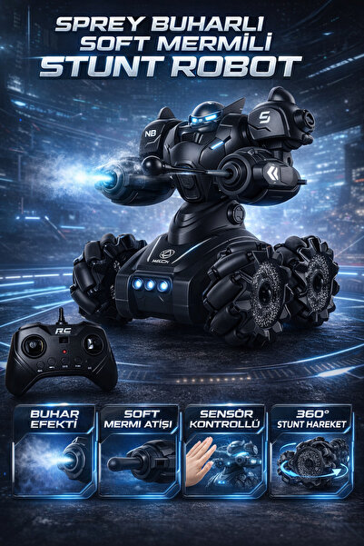 YILDIRIM OYUNCAK Uzaktan Kumandalı Full Fonksiyon Şarjlı 2,4G Işıklı Roket ve...