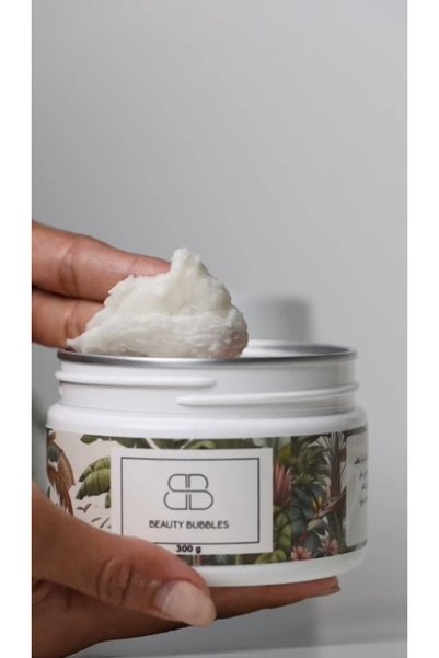 Beauty Bubbles زبدة الشيا الطبيعية الخام 100% - 300 غرام