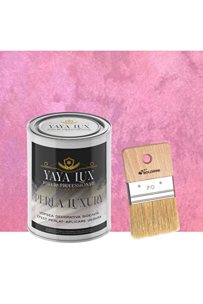YaYa Color Vopsea decorativa de Lux, Perla Luxury cu Fulgi Perlati, Orhidee, ...