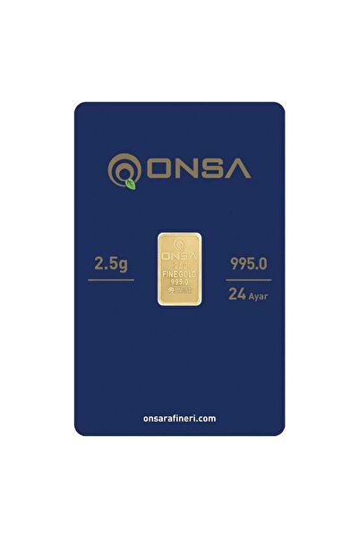Tuğrul Kuyumculuk Onsa 2.5 Gram Külçe Gram Altın 24 Ayar