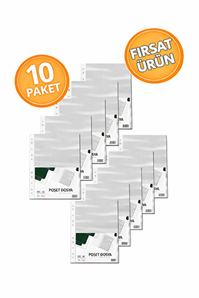 ANI OFİS KIRTASİYE A K Fișiere transparente 100 buc - 10 pachete - perforate,...