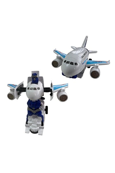 OEM Jucărie transformabilă Avion – Robot, cu lumini și sunete