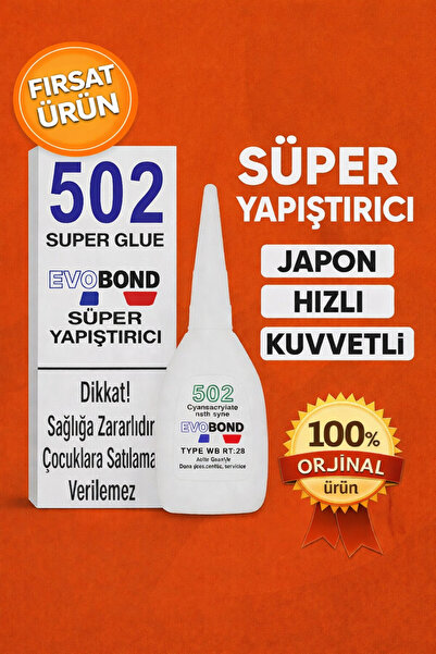 ANI OFİS KIRTASİYE A K 502 Süper Japon Yapıştırıcı – Hızlı ve Kuvvetli Yapışt...