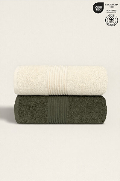 Ellaline Set de 2 prosoape 100% bumbac certificat pentru față de mână prosop ...