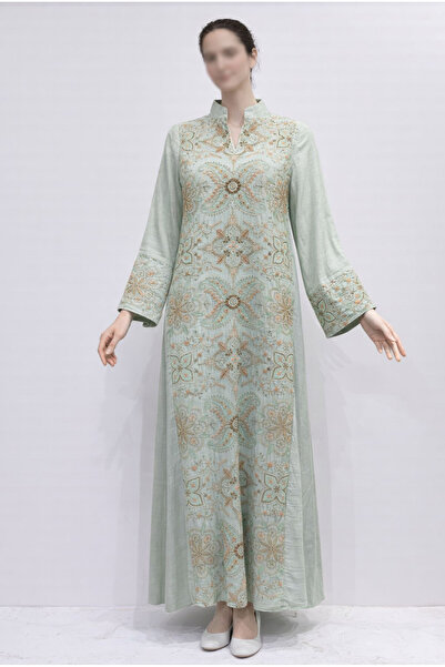 RONZA High-end embroidered fabric jalabiya