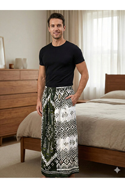 BHNS وزرة مطاط بجيب جانبي للرجل مريحة للرجال وزار رجالي معوز فوطه رجاليه للمن...