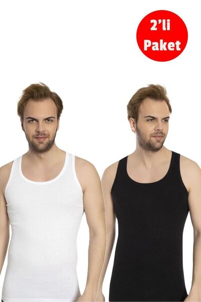 Bross Set de 2 maiouri pentru bărbați, 100% bumbac, sortiment 1008