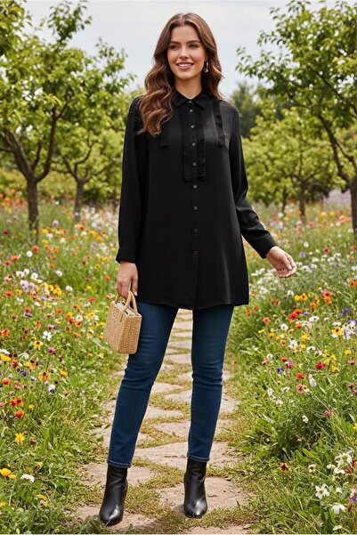 Alvina Plus Size Pleated Detailed Tunic 20401