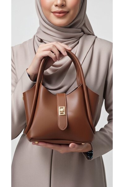 Trenyx Mini Lockable Hand and Shoulder Bag - Faux Leather