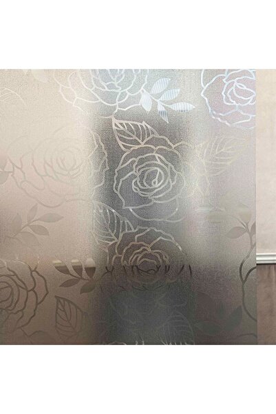 Örtücüm 75 Cm X 1 Metre Buzlu Statik Yapışkansız Kumlama Cam Folyo Ev Balkon ...