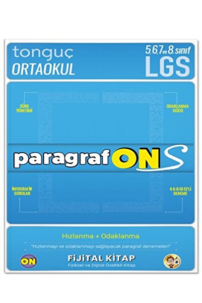 Tonguç Yayınları 8. Sınıf Lgs Paragrafons