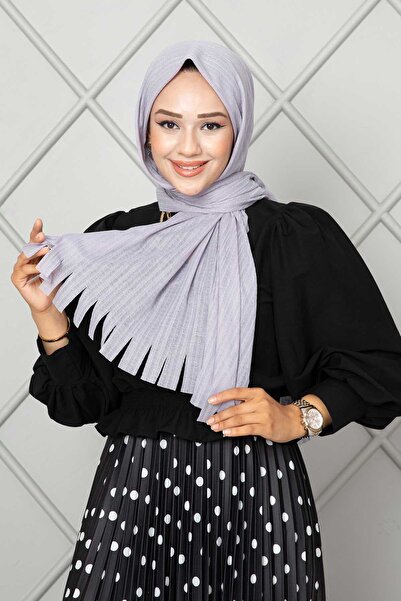 EBRUTESETTÜR Muslin Hijab Shawl Gray