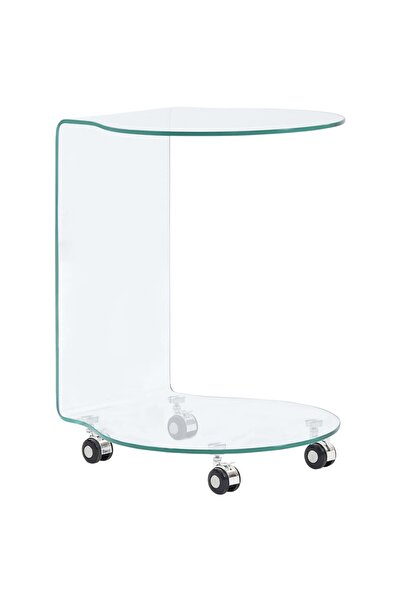Concept Τραπεζάκι σαλονιού, 45x40x58 εκ., σκληρυμένο γυαλί