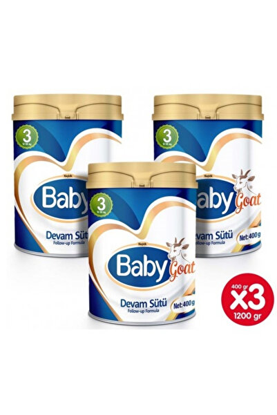 Baby Goat 3 Keçi Sütü Bazlı Devam Sütü 400 gr X 3 Adet