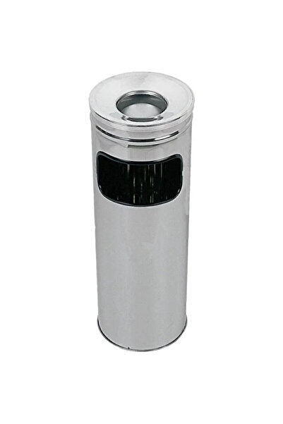 GörSeç Stainless Steel Footed Ashtray Outdoor Cigarette Holder Balcony Home A...