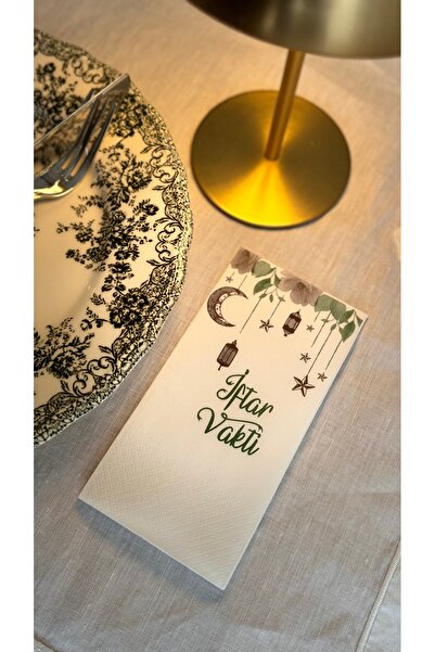 napkindesign Baskılı Peçete [ İftar Vakti ] Ramazan Sofralarına Özel