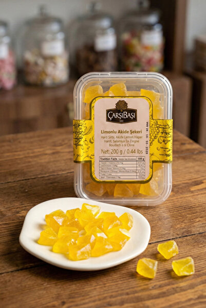 çarşıbaşı سكر أكيد بالليمون 200 جرام