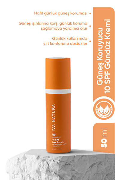 Iva Natura Organik 10 SPF Gündüz Kremi Şehir Yaşamına Uyumlu – Hafif Koruyucu...