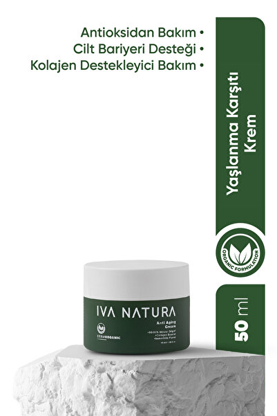 Iva Natura Yaşlanma Ve Kırışıklık Karşıtı Anti-aging Krem Hyaluronik Asit Ölm...