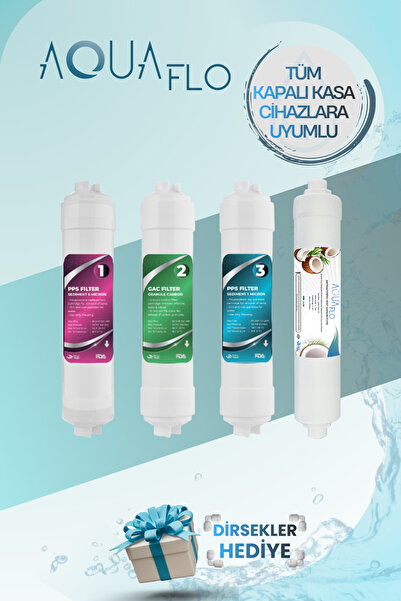 AQUAFLO Kapalı Kasa Su Arıtma Cihazı 4lü Filtresi (MKR)