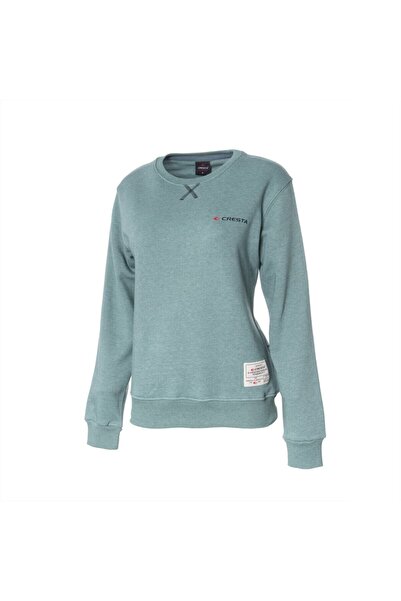 Cresta Kadın Yeşil Basic Outdoor Sweatshirt