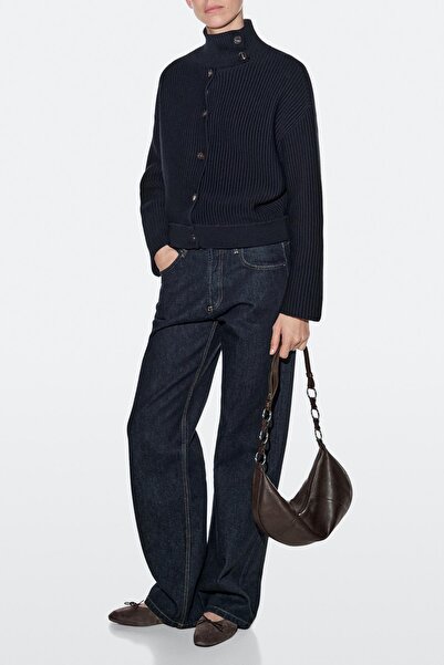 Massimo Dutti Küçük napa deri çanta