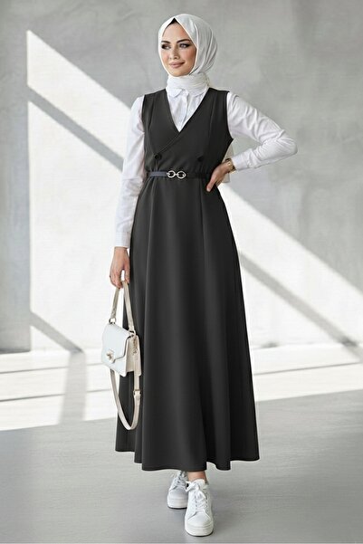 Bestenur Erves Düğmeli Jile 1399 - Antrasit