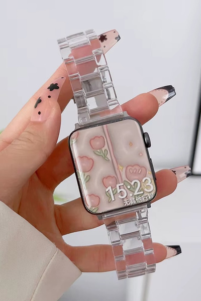 PSGT Apple saat kayışı için reçine bant 38mm 41mm 42mm(Seri 10) spor bilezik ...