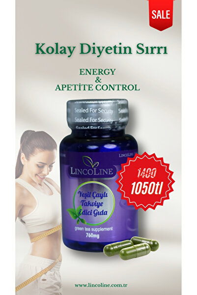 LINCOLINE Yeşil Çaylı Takviye Edici Gıda (APP)