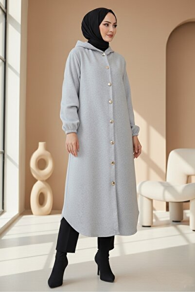 Bestenur Καπέλο με κουμπιά Fevza 1635 - Γκρι