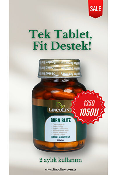LINCOLINE Burn Blitz 60'lı Kapsül