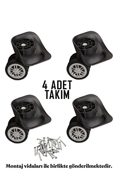 My Valice Valiz Tekerleği Çift Teker 01 4 Adet