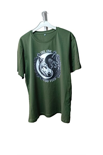 Ervo Reklam T-Shirt with Wolf Image
