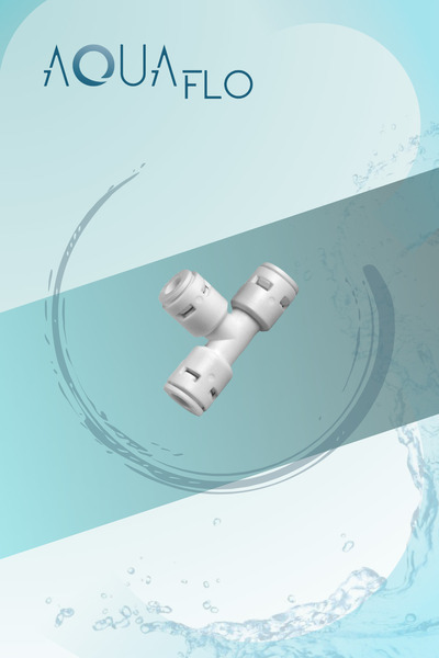 AQUAFLO Su Arıtma Cihazı Için 3 Tarafı Quick T Dirsek