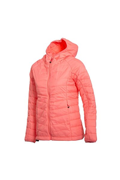 Cresta Kapüşonlu Kadın Şişme Mont - Somon Pembe