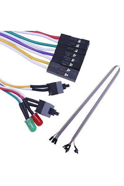 Powermaster PM-14367 Bilgisayar PC Kasa Kablosu 65Cm (Power Led, HDD Led, Res...