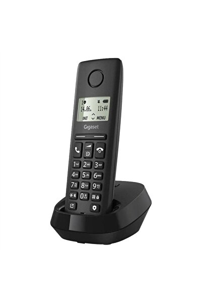 Siemens Gigaset Pure 100 Siyah DECT Telsiz Telefon - 14 Saat Konuşma 50 Kişil...