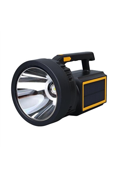Powermaster W5192 Solar Şarjlı El Feneri Uzun Mesafe Işıldak