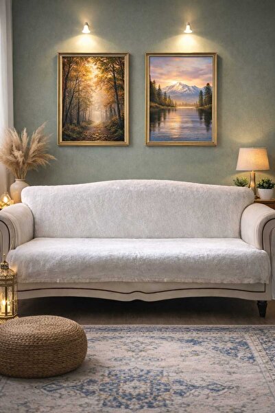 Savana أريكة سرير قطيفة وغطاء أريكة مهدب 150x200