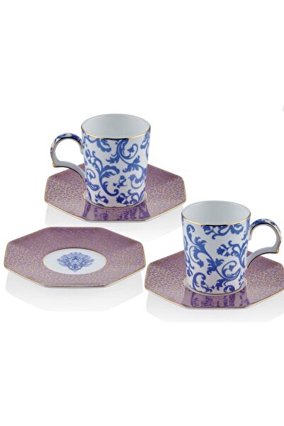 tea delight Blooming Baroque - Set of 2 Coffee Cups Blue