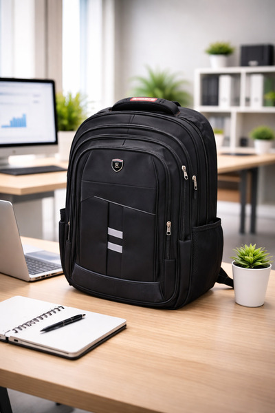 WDA Multi-Compartment Laptop Backpack – Durable Travel & School Bag with Padd...